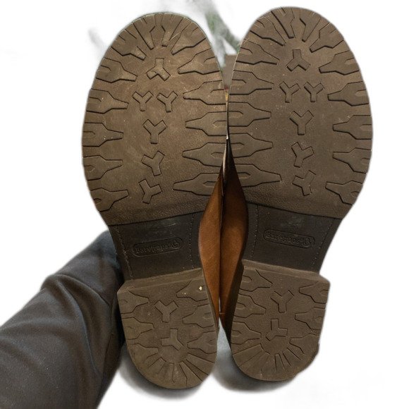 Baretraps Shoes Womens 10 M Casual Slip On Penny Loafers Brown Faux Leather - Picture 4 of 4